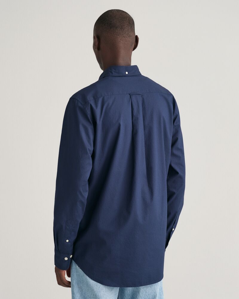 Regular Fit Poplin Shirt S / Marine