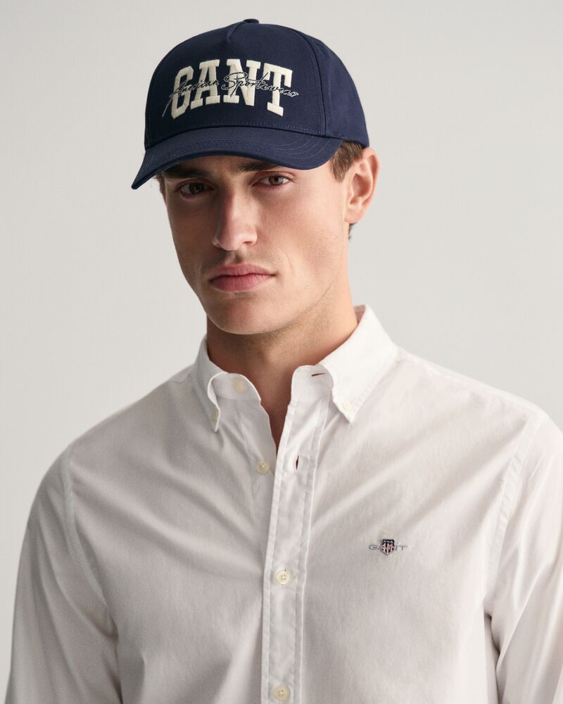 Slim Fit Poplin Shirt S / White