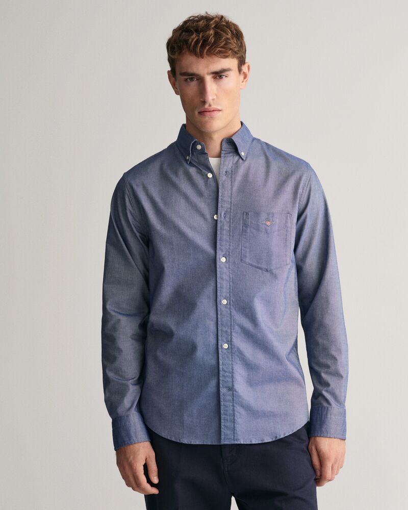 Regular Fit Oxford Shirt S / Persian Blue